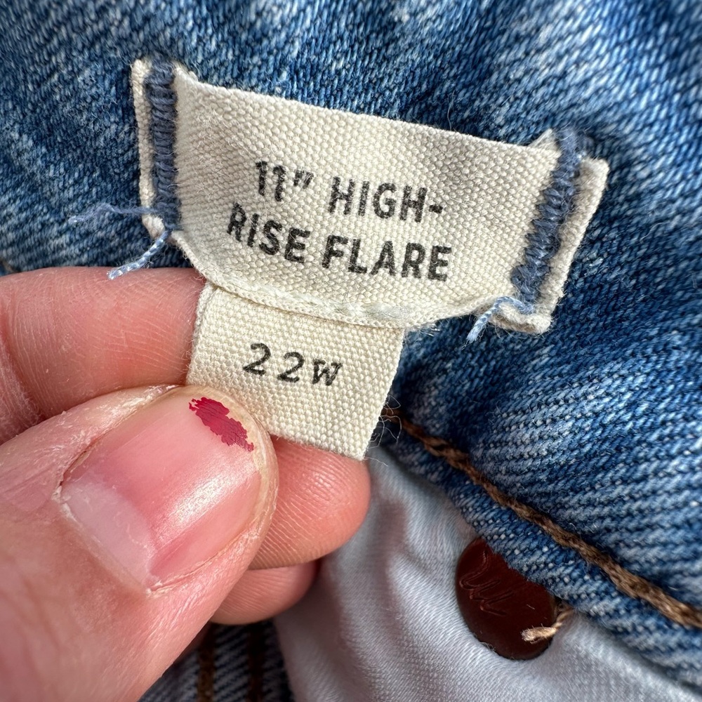 Madewell High Rise Flare Women's Jeans - Picture 2 of 4